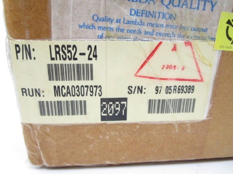 LAMBDA LRS52-24 95-132VAC 1.8A NSMP