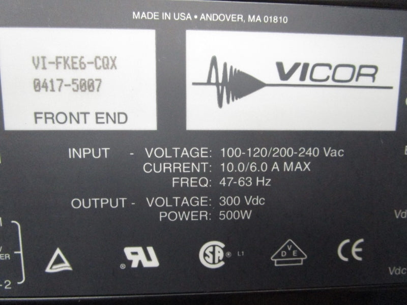 VICTOR VI-FKE6-CQX 0417-5007 240VAC 6.0A NSMP