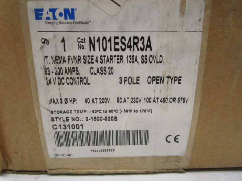 EATON N101ES4R3A 24VDC 63-200A NSMP