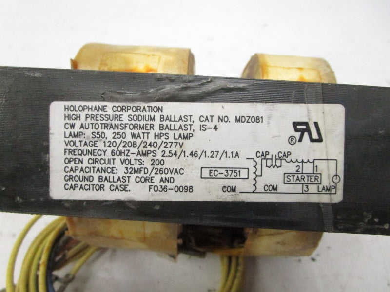 HOLOPHANE MDZ081 277V 1.1A NSNP