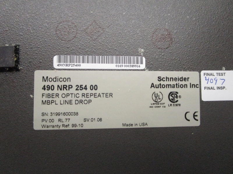 MODICON 490NRP25400 NSMP