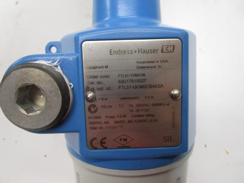 ENDRESS+HAUSER FTL51-QGM2CB4E5A 250VAC 6A NSNP