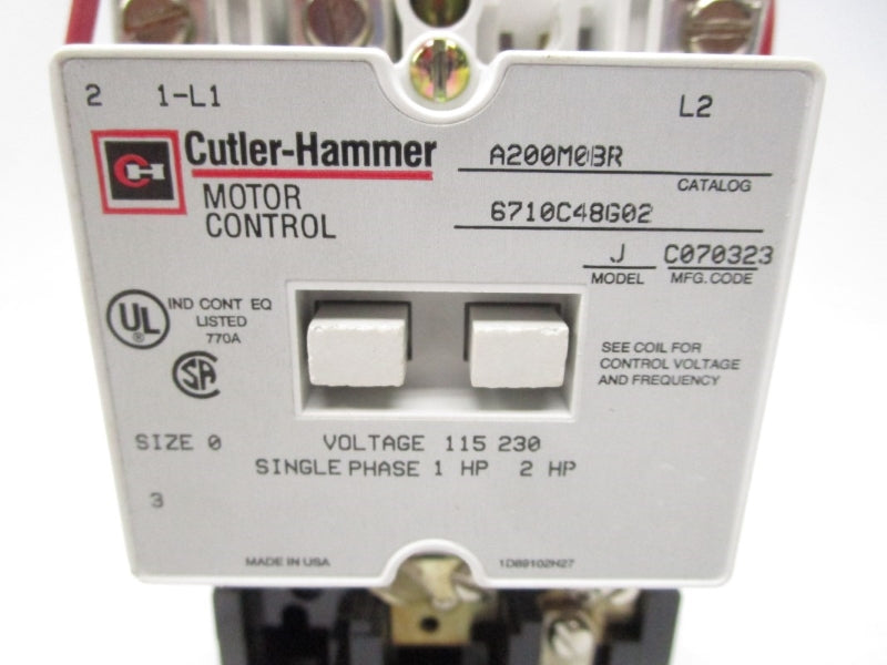 CUTLER HAMMER A200M0BR 120/240V 770A NSMP