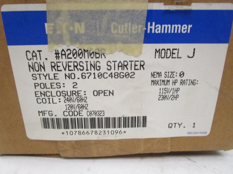 CUTLER HAMMER A200M0BR 120/240V 770A NSMP