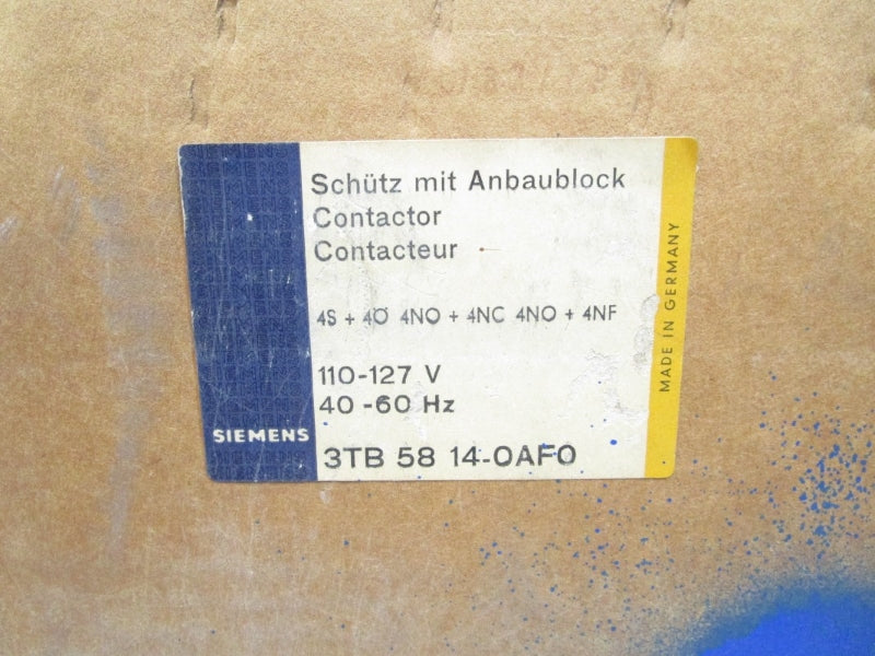 SIEMENS 3TB5814-0AF0 110-127V 630A NSMP