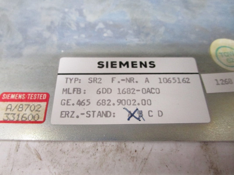 SIEMENS 6DD1682-0AC0 UNMP