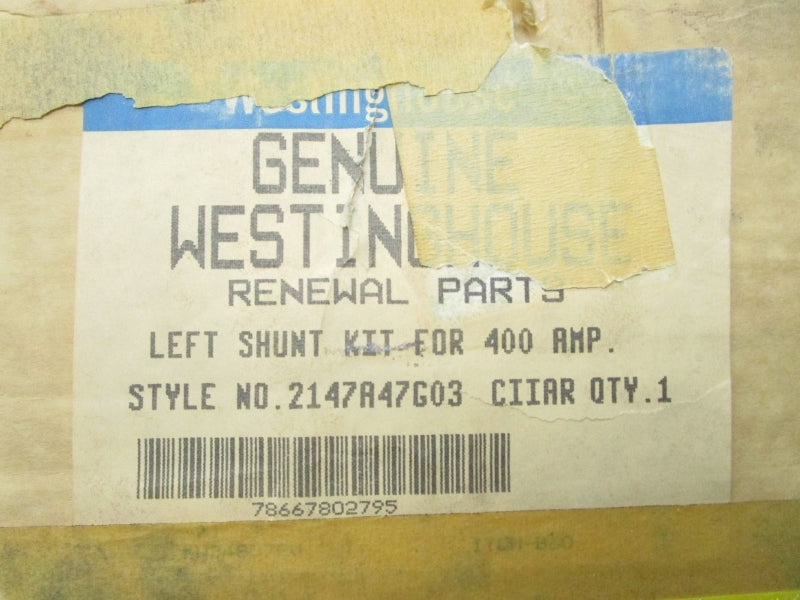 WESTINGHOUSE 2147A47G03 400A NSMP