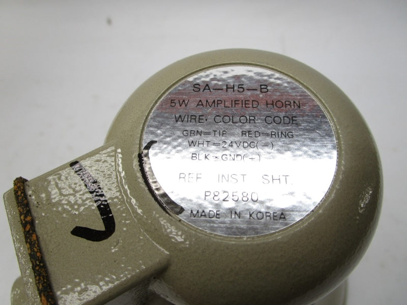 WHEELOCK SA-H5-B 24VDC NSMP