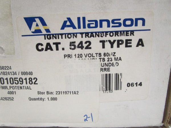 ALLANSON 542-A 120V NSMP