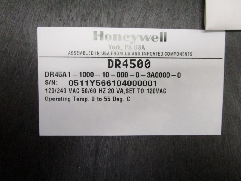 HONEYWELL DR45A1-1000-10-000-03A0000-0 120/240VAC NSMP