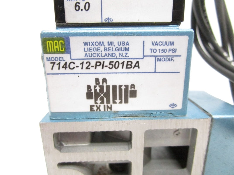 MAC 714C-12-PI-501BA 24VDC 150PSI NSNP