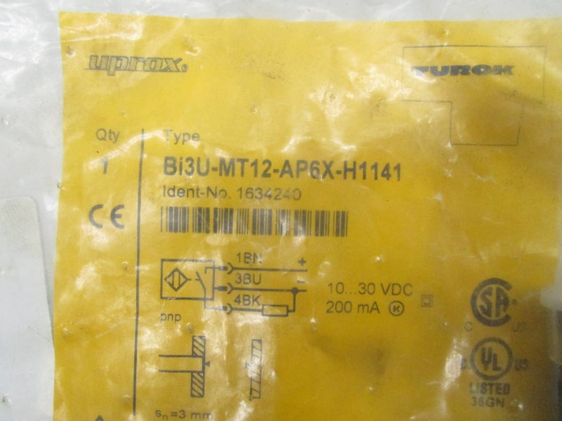 TURCK BI3U-MT12-AP6X-H1141 1634240 10-30VDC NSMP