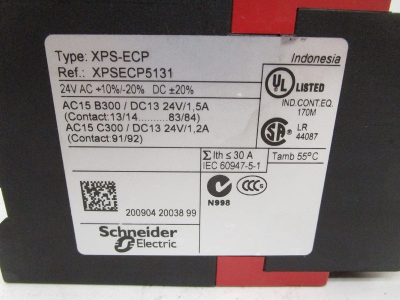 TELEMECANIQUE XPSECP5131 24VAC/DC 1.5A NSMP