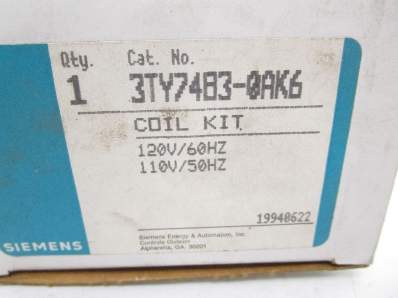SIEMENS 3TY7483-0AK6 110/120V NSMP