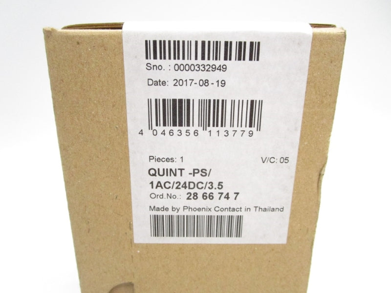 PHOENIX CONTACT QUINT-PS/1AC/24DC/3.5 2866747 NSFS