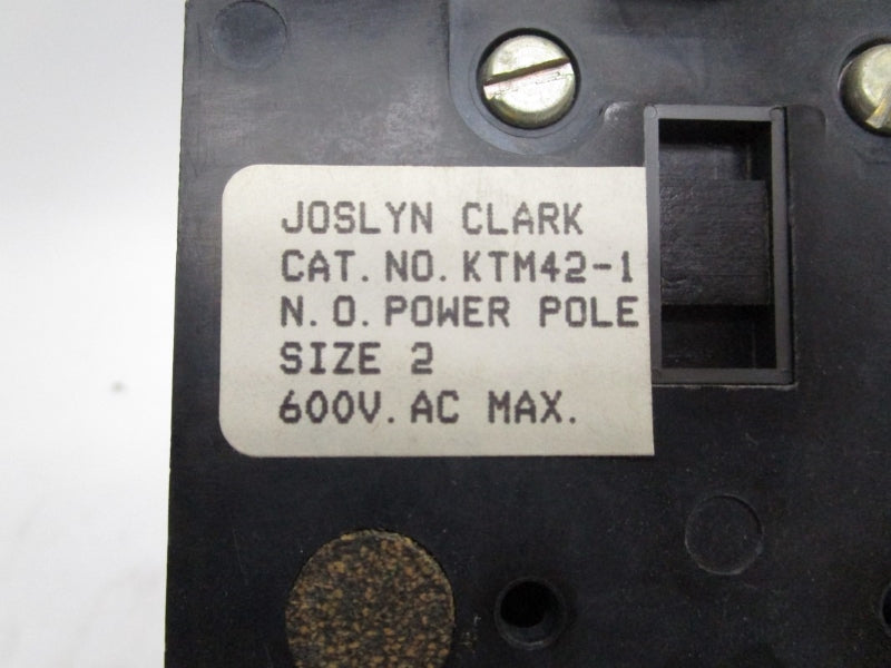 JOSLYN CLARK CONTROLS KTM42-1 600VAC NSMP