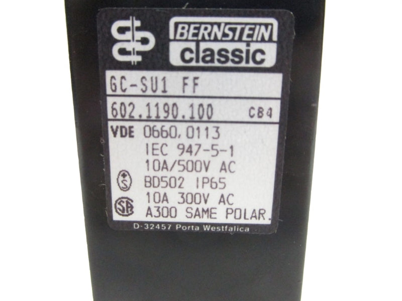 BERNSTEIN 602.1190.100 GC-SU1FF 500VAC 10A NSNP