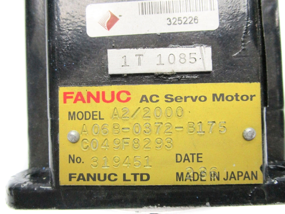 FANUC A06B-0372-B175 (AS PICTURED) UNMP