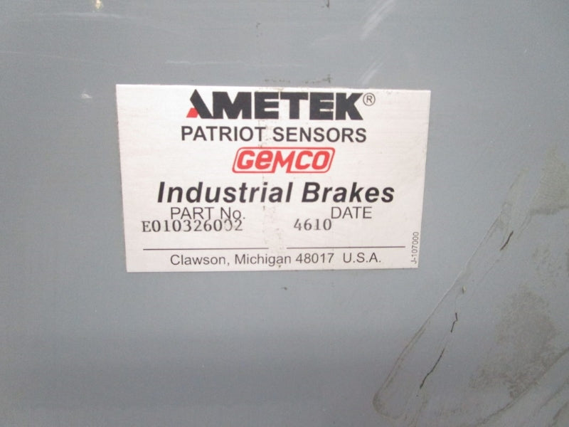 AMETEK E010326002 550V UNMP