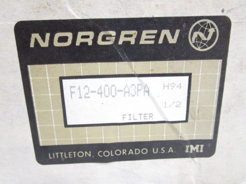 NORGREN F12-400-A3PA 150PSI 125'F 1/2" NSMP