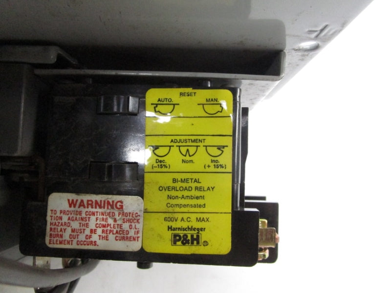 P&H 479U195D11 190-220V 20A UNMP
