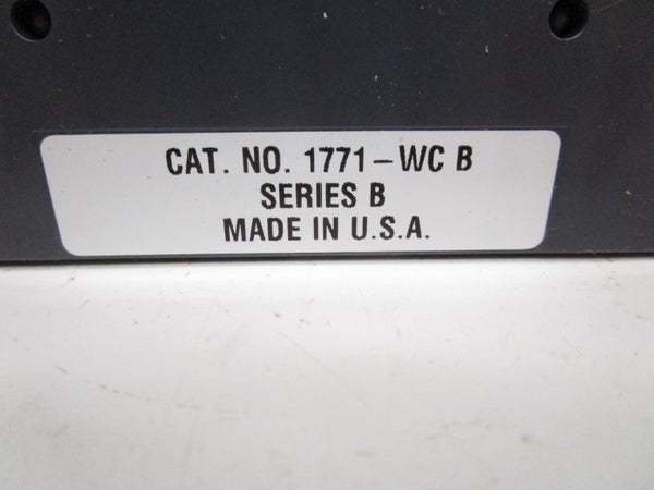 ALLEN BRADLEY 1771-WC SER. B NSMP