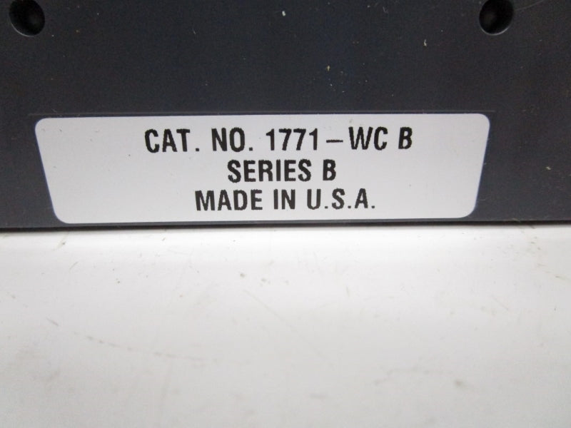 ALLEN BRADLEY 1771-WC SER. B NSMP