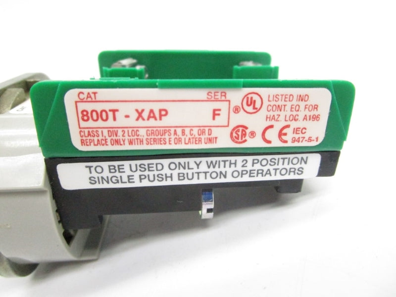ALLEN BRADLEY 800T-H19AP SER. T 600VAC (WH) NSMP