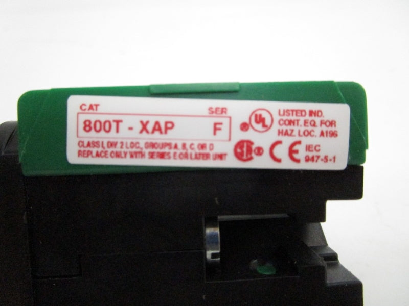 ALLEN BRADLEY 800T-A2BP SER. T 600VAC (WH) NSMP