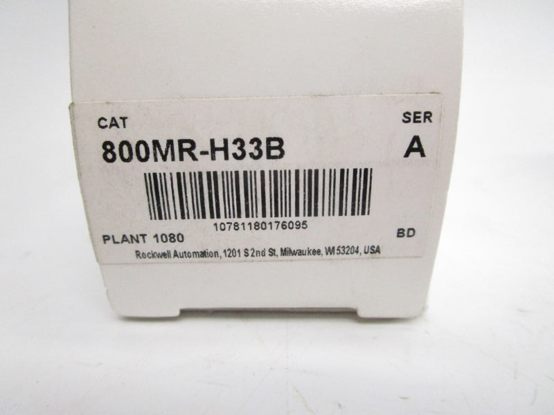 ALLEN BRADLEY 800MR-H33B SER. A (WH) NSMP