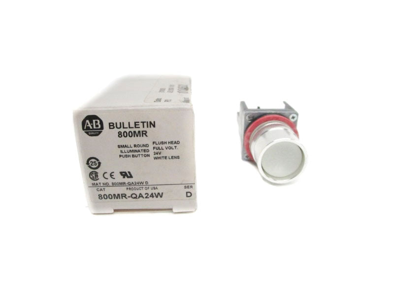 ALLEN BRADLEY 800MR-QA24W SER. D 24V (WH) NSMP