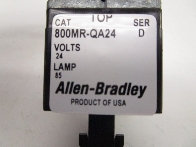 ALLEN BRADLEY 800MR-QA24W SER. D 24V (WH) NSMP