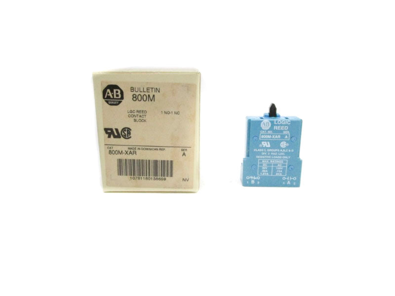 ALLEN BRADLEY 800M-XAR SER. A 150VAC 0.15A (WH) NSMP