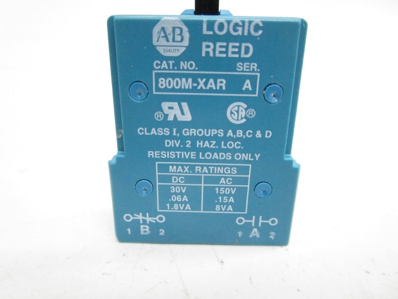 ALLEN BRADLEY 800M-XAR SER. A 150VAC 0.15A (WH) NSMP