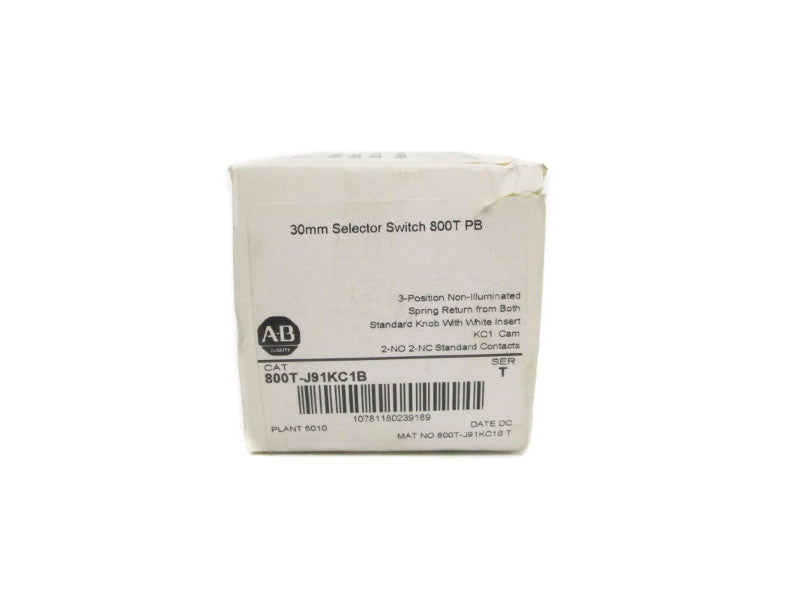 ALLEN BRADLEY 800T-J91KC1B SER. T (WH) NSFS