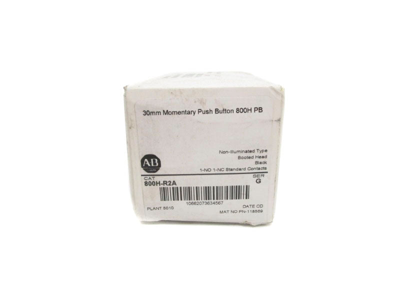 ALLEN BRADLEY 800T-R2A SER. G (WH) NSFS