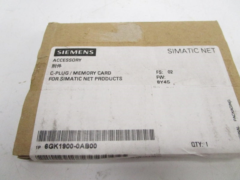 SIEMENS 6GK1900-0AB00 F/W 8Y4S NSMP
