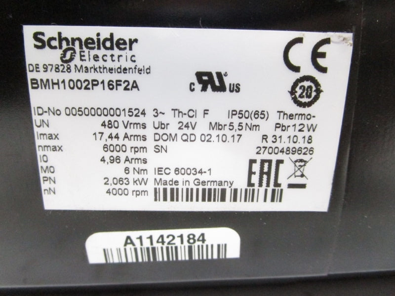 SCHNEIDER ELECTRIC BMH1002P16F2A 24V UNMP