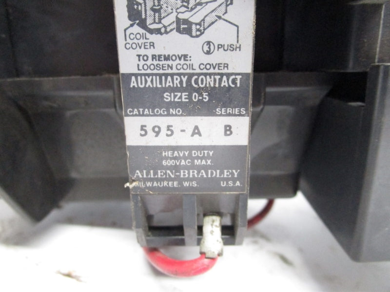 ALLEN BRADLEY 500-DOD920 SER. A 120V 90A UNMP
