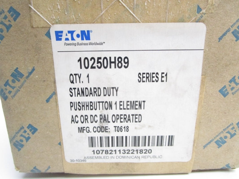 EATON 10250H89 SER. E1 600VAC NSMP