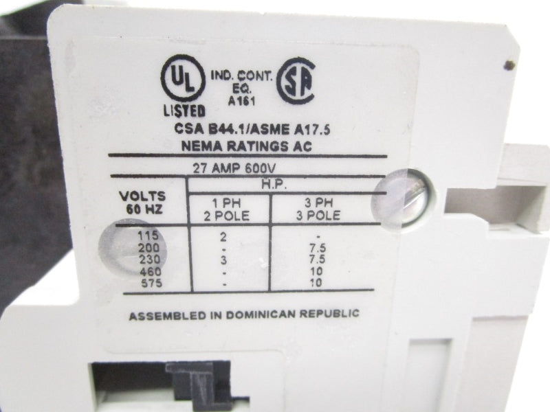 EATON CN15DN4AB 110-120V 27A NSMP