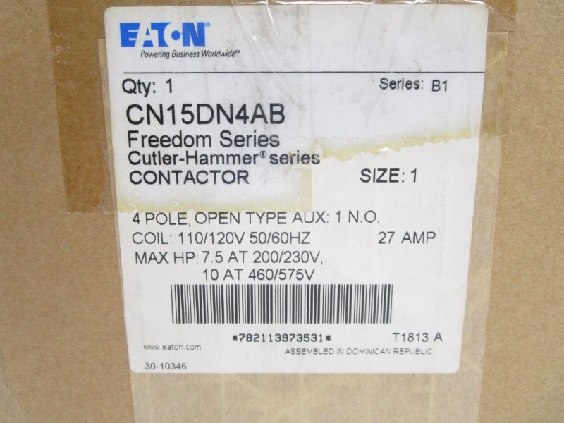 EATON CN15DN4AB 110-120V 27A NSMP