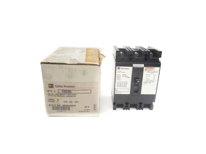 CUTLER HAMMER FB3030L 600VAC 30A NSMP