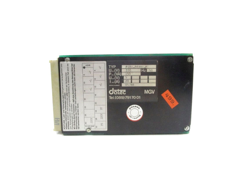 DATEC P101-05201-F 5/220V 20/150A UNMP
