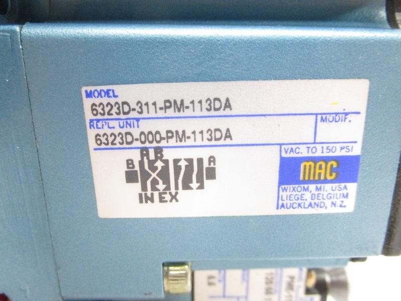 MAC 63230-331-PM-113DA 110/120V 150PSI NSMP