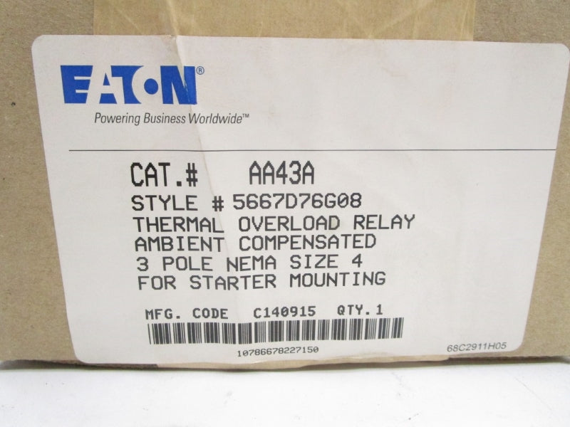 EATON AA43A NSFS