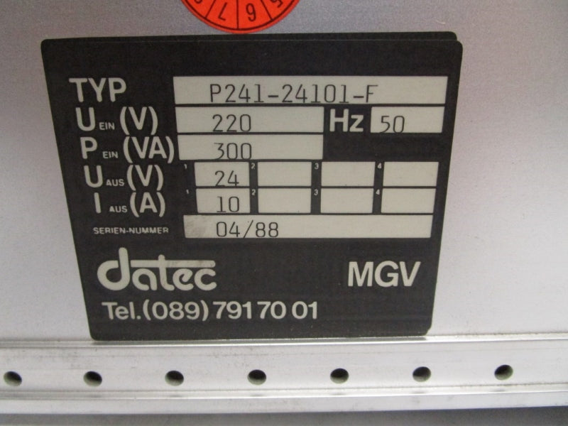 DATEC P241-24101-F 24/220V 10/300A UNMP