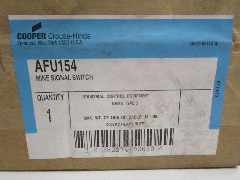 CROUSE HINDS AFU154 NSMP