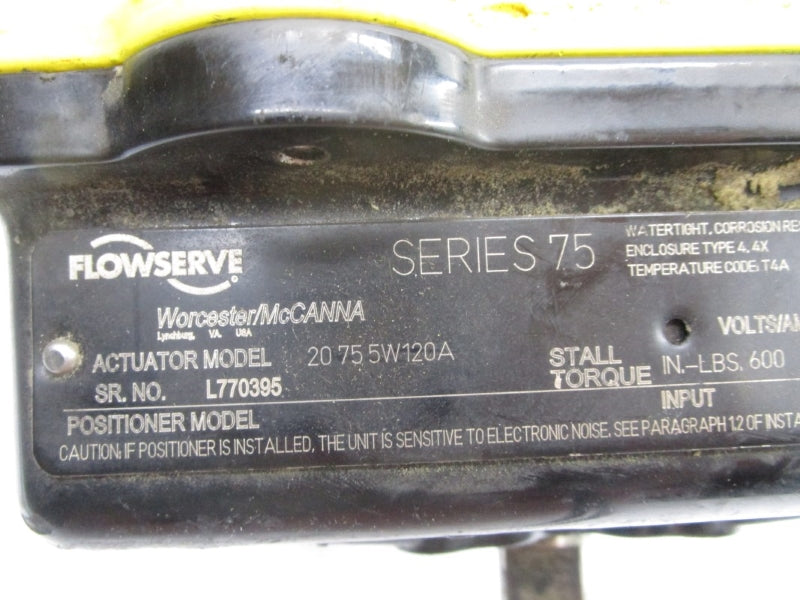 FLOWSERVE 20755W120A SER. 75 120V 0.5A UNMP