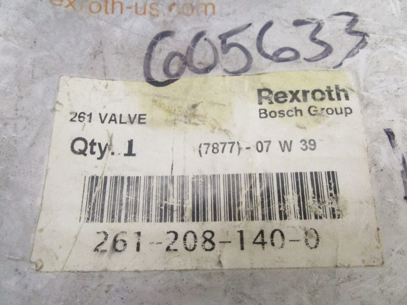 REXROTH 261-208-140-0 24VDC NSMP